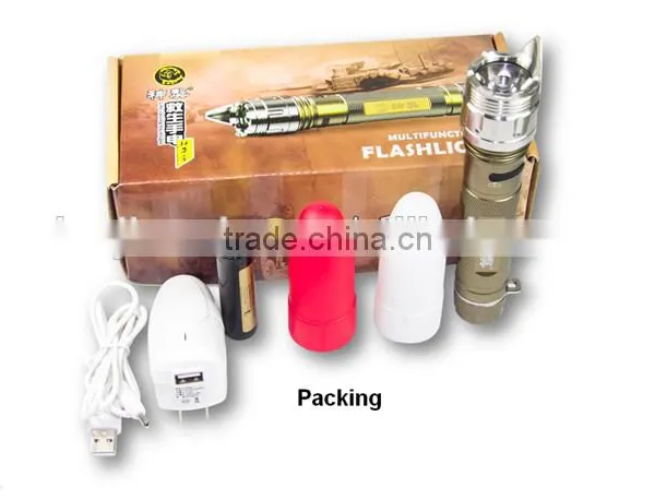 Outdoor Emergency Flashlight ,tactical LED Torch , Self Defence Flashlight photo-4