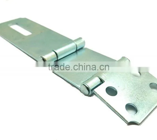 Popular 4" Garage Door Steel Padlock Clasp Hasp and Staple, Regular Hasps and Staple photo-5