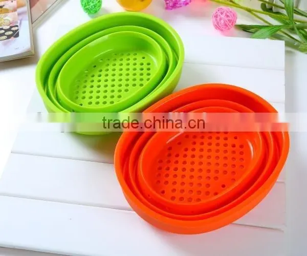 Silicone Garbage Bucket Fashion Sundries Basket Waste Basket photo-4