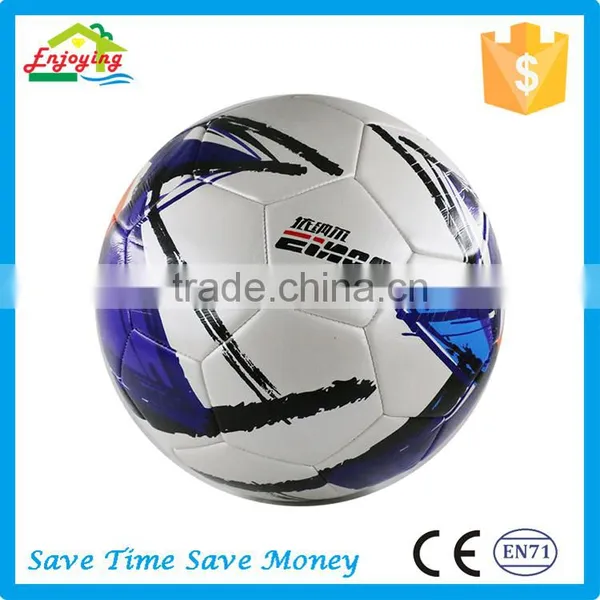 Superior Quality Firmly Regular Size no Stitch Laminated Thermally Bonded Competition Race Tpu Football Soccer Ball photo-6