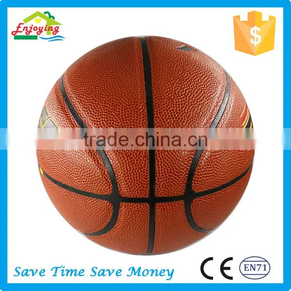 Professional Standard 8 Panel Brown Match pu Basketball for Men photo-2