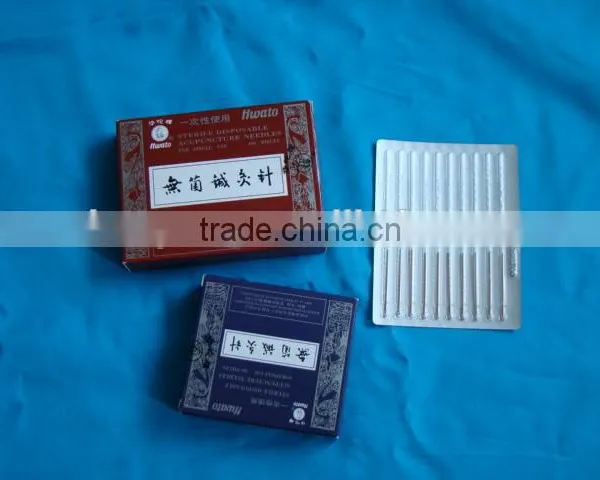 Hwato Brand Copper Acupuncture Needle Sterile Acupuncture Needle With Loop Factory Price Length 100mm 125mm photo-3