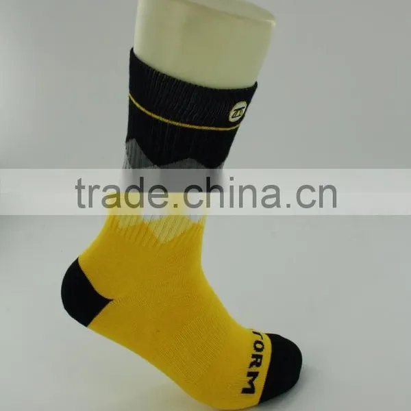 Wholesale Custom OEM Sport Men Crew Socks Elite Basketball Socks photo-4