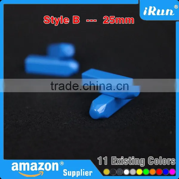 Green Shoe Lace Tips Aglets New for Repairs or Shoe Lace Making 4 in a Pack - Yeezy Shoelaces Metal Endings in 11 Colors photo-4