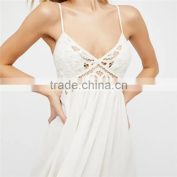2017 OEM Summer Modern Sexy Beach Dresses With Thin Straps photo-6