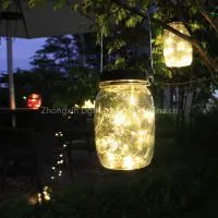 SOLAR STRING LIGHT-Solar Firefly Mason Jar photo-3