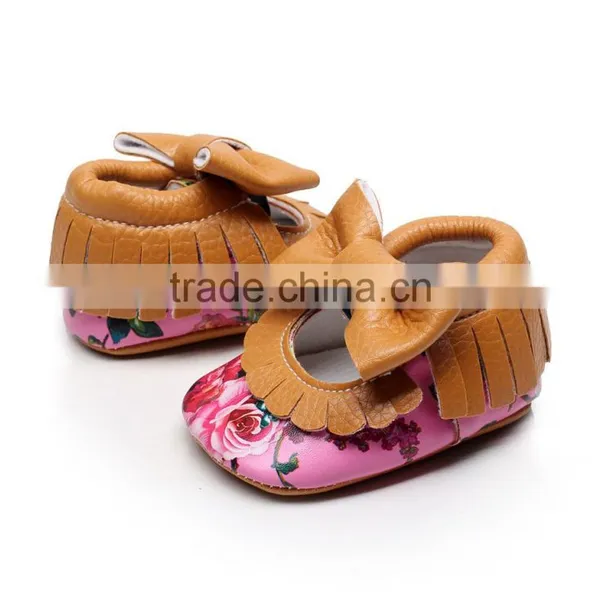 Beautiful Baby Shoes Stylish Baby Tassel Shoes Factory Price Yiwu China photo-3