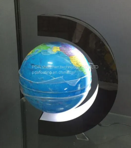 8 Inch C Shape Levitation Magnetic Rotating Globe photo-5