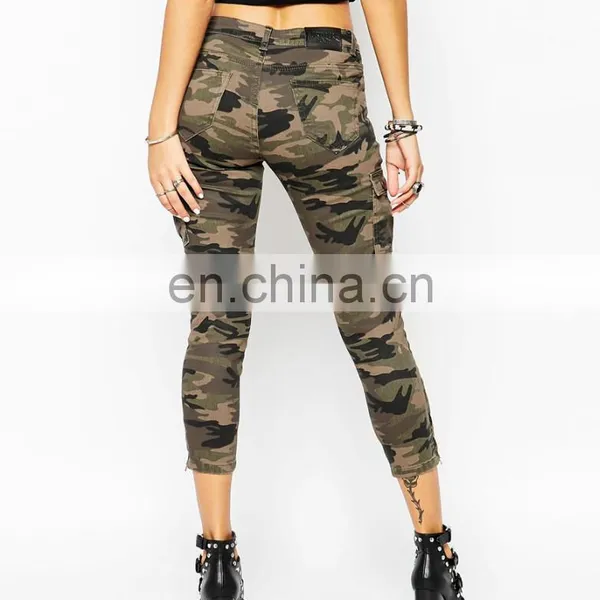 2015 NEW Women Ladies Denim Skinny Cargo Pants Hot Northmore Trouser Pants Fashion Latest New Design photo-3