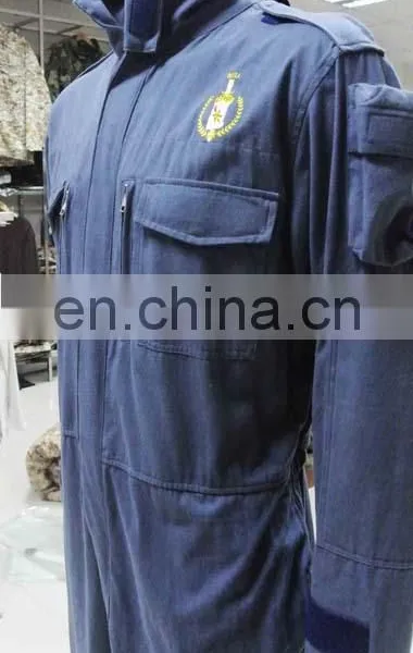 Hot Selling Classic Design Navy Blue 100% Cotton Professional Safety Coverall Workwear photo-5