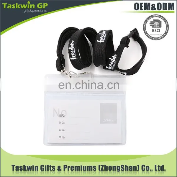 Custom Polyester Tublar Lanyards With Clear Badge Holder, Card Holder photo-2