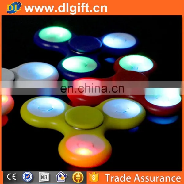 Led Light EDC Finger Toy Fidget Spinner Fingertip Gyroscope For Kid Adult photo-2