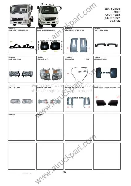 FUSO FM1524 FM65F Truck Spare Parts Accesories Body Parts