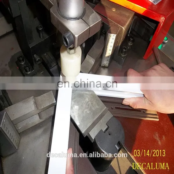 Single Head Aluminum Window Corner Combining Machinery in Thailand photo-3