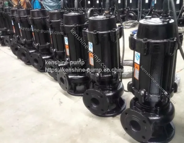 QW Submersible Sewage Pump With Guide Rail Coupling Device photo-3