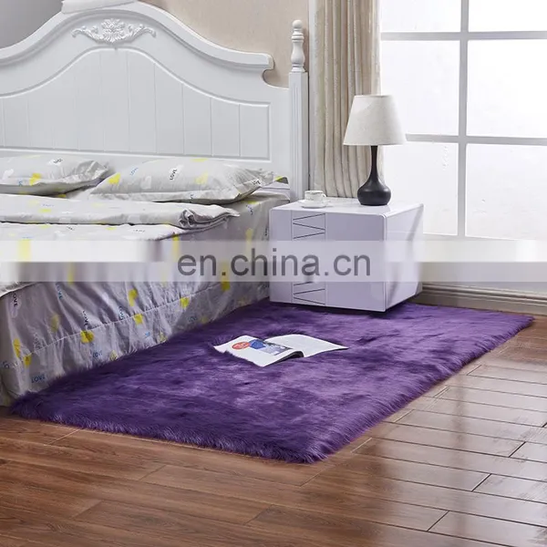Wholesale Faux Fur Rug Sheepskin Long Hair Fur Carpet photo-4