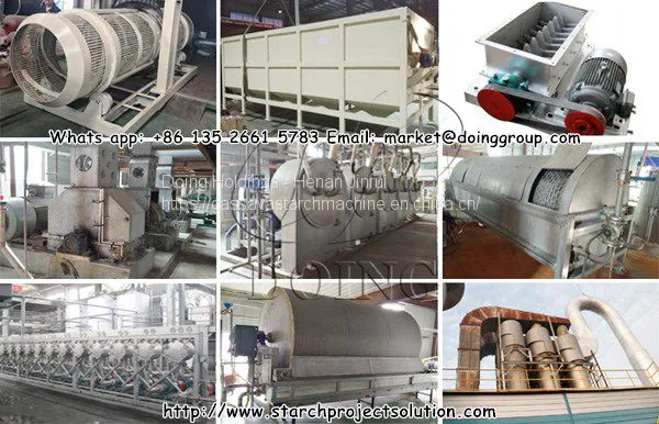 High Quality Cassava Processing Machine Used in Starch Production and Flour Production