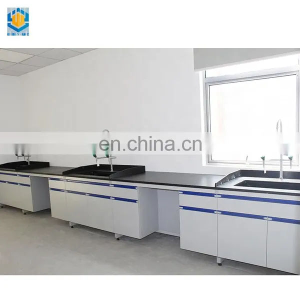 SGS Approved Lab Furniture Adjustable Work Bench Lab Table With Sink photo-4