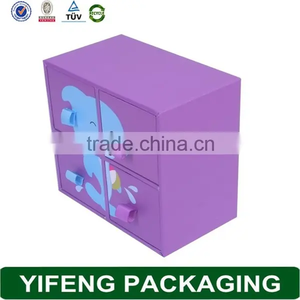 Purple 4 Case Packing Design Cute Clothes Cardboard Box photo-4