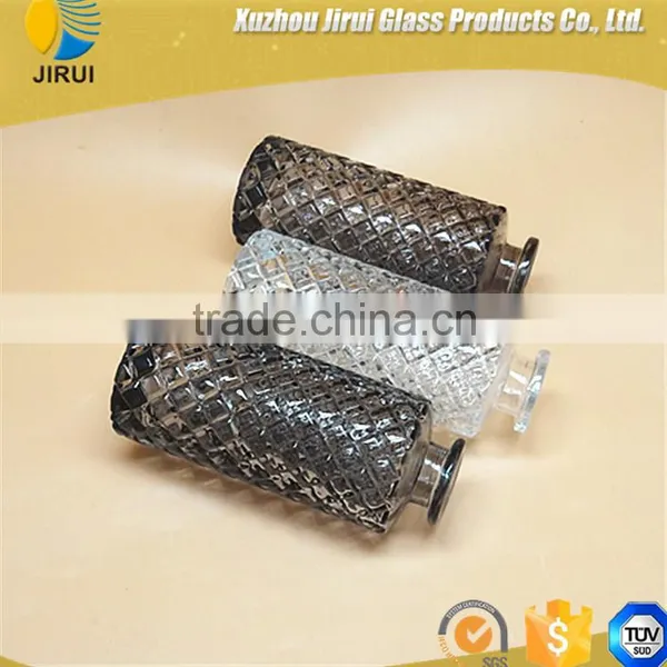 Clear and Black Colour Aroma Diffuser Glass Bottle photo-3