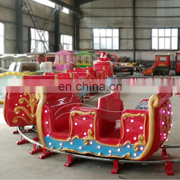 Amusement Equipment Kids and Adult Track Train Amusement Electric Train Rides photo-4