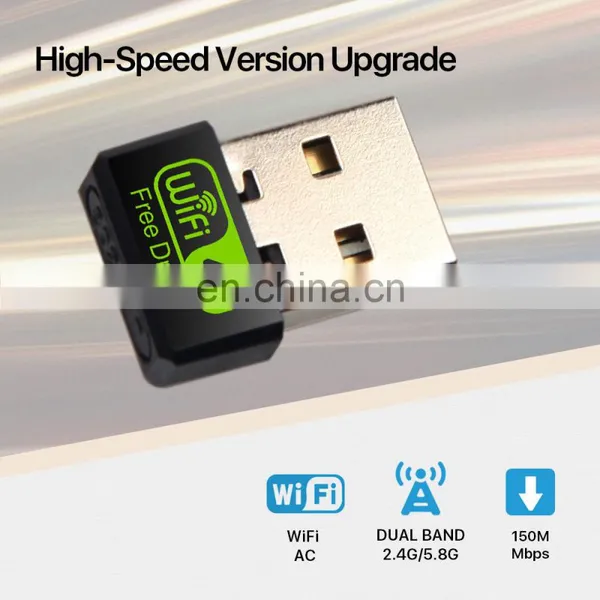 ALLINGE MDZ2649 Wholesale Wifi Receiver 150Mbps USB Wireless Adapter Network Card Adapters For PC Laptop photo-2