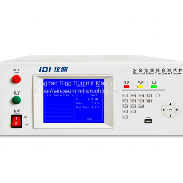 IDI MN4275AH 5 в 1 электрический тестер безопасности ACW/IR/GND/LLT/LC/POWER автоматическая система испытаний безопасности