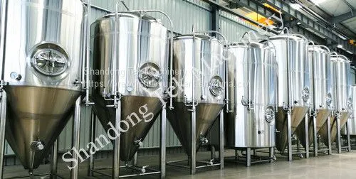 Stainless Steel Jacketed Cylinder Conical 3000L Beer Fermenter Factory photo-3