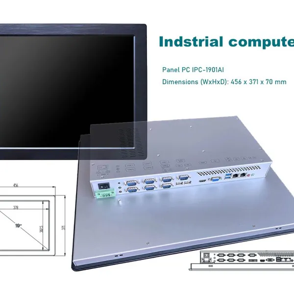 High performance Industrial computer - Panel PC with i7-6700 CPU