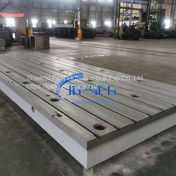 Cast Iron T-slotted Floor Tables/Plates