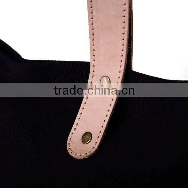 Eco Friendly Plain Black 24 oz Canvas Tote Bag,Cotton Canvas Tote Bag photo-3