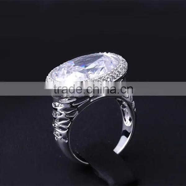 Lead Free Wedding Accessory Top AAA Quality Cubic Zirconia Anniversary Ring photo-3