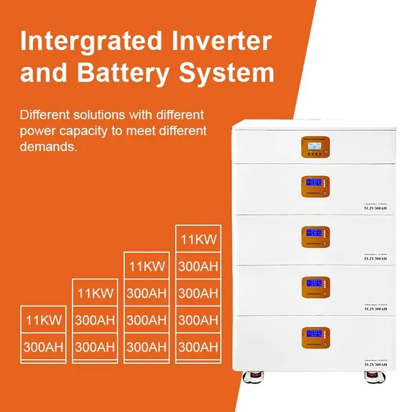 Hybrid Inverter Stackable Solar Energy Storage All-in-One 30kWh/15KWh Lithium Battery 51.2V/300Ah LiFePO4 Power Station photo-2