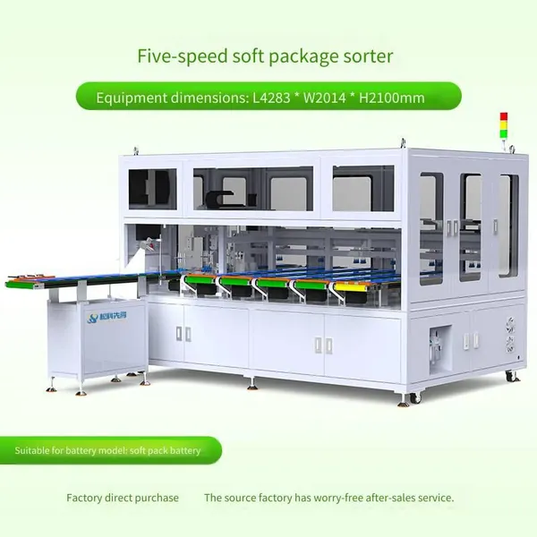 Automatic Sorting Machine for Flexible-packaged Batteries, Five-level Sorting Equipment for Polymer Batteries, Sorting Machine for Mobile Phone Lithium Batteries photo-3