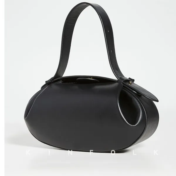 Women Bag New Circular PU Vintage Solid Hasp Soft Luxury Designer Bags Shoulder Bag Handbag Pures And Bags Crossbody photo-2