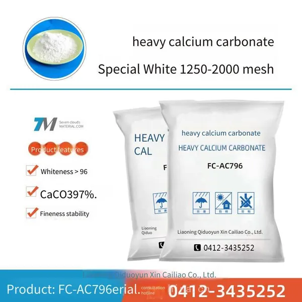 Extra White Heavy Calcium Carbonate fc - Ac796, Non - Metallic Mineral - Calcite