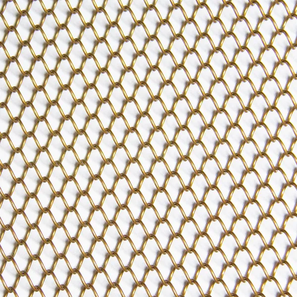 Decorative Woven Metal Mesh Fabric, Flexible Mesh Metal Curtains, Brass Wire Mesh photo-5