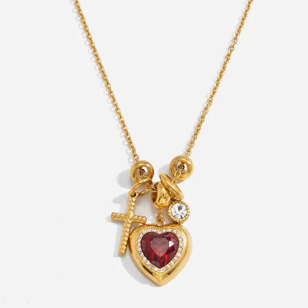 18K Gold PVD Coated Stainless Steel Necklace Charm With 0.5 Micron TiN Layer photo-4