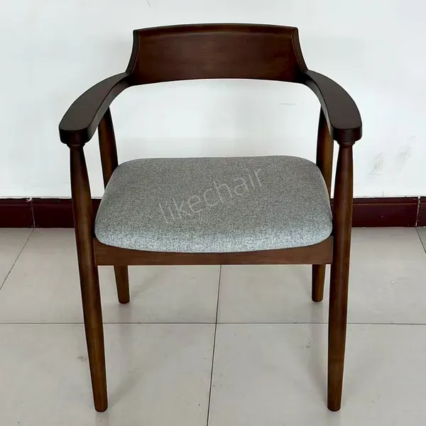 High Quality Modern Unique Solid Wood Dining Chair Nordic Comfortable Living Room Home Dining Chairs photo-4