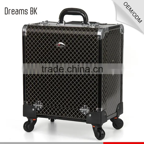 PVC Cosmetic Display Case Makeup Case With Trays photo-2
