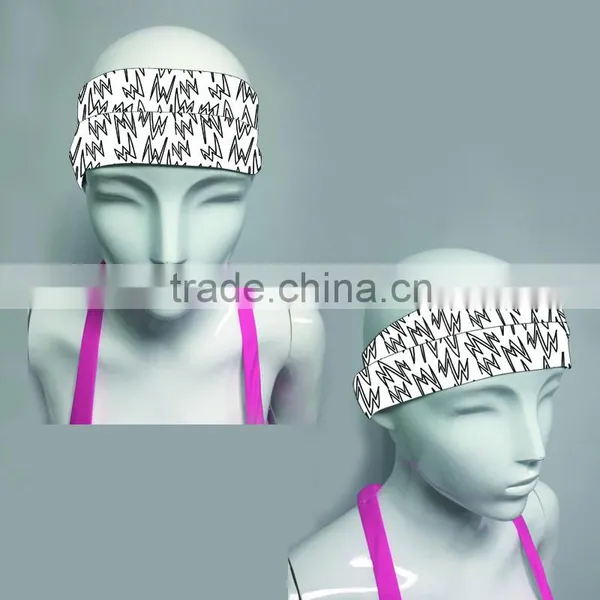 Latest Women Volleyball Sport Decorative Headband Fancy Design Hairband, Fashion Sports Lycra Headband for Sport photo-6