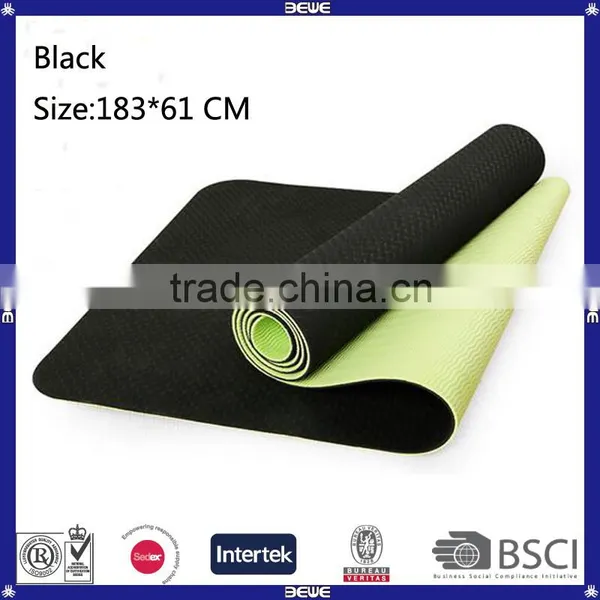8mm Light Weight Black Non-Slip Yoga Mat photo-2