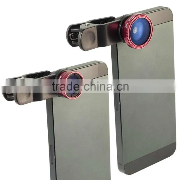 3 In1focusing Mirror Focus Lamp Fisheye Lens ,mini Camera Lens 3 in 1 Lens Kit photo-5