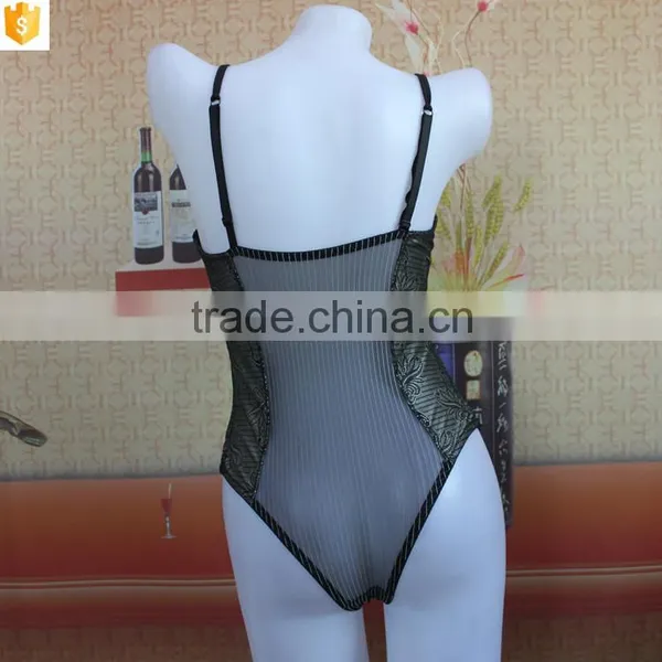 Hot Special Design Shapewear, Women Corset Transparent Lace With Open Crotch photo-4