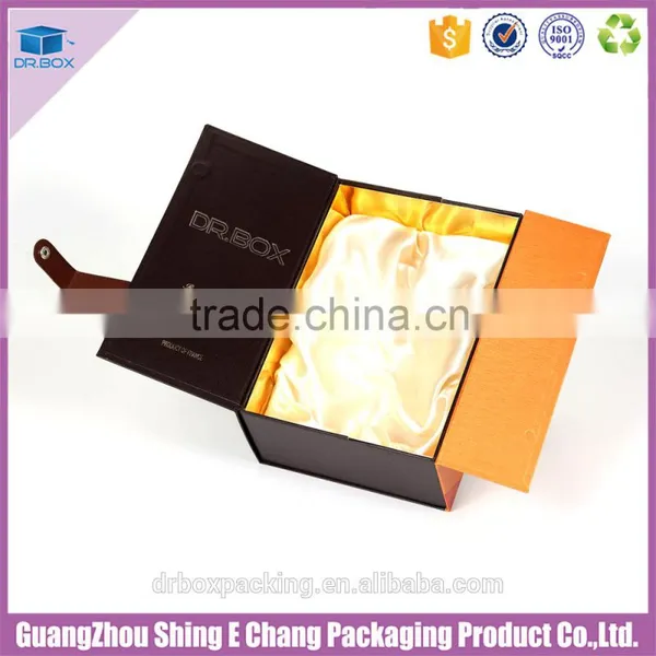 Professional Printing Artwork Luxury Gift Wine Box With Liner Fabric photo-2