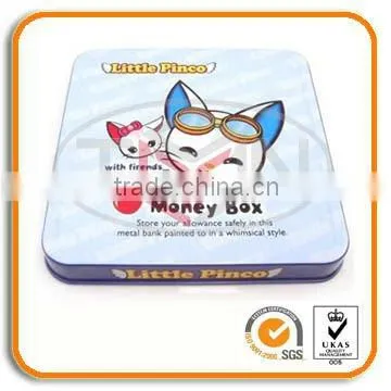 Square cd Tin Case