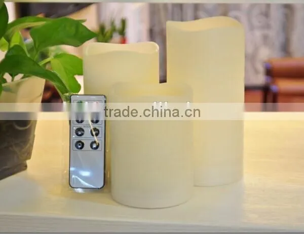 Romantic Flameless Paraffin LED Wax CandleLight With 18keys Remote Color Changing photo-3