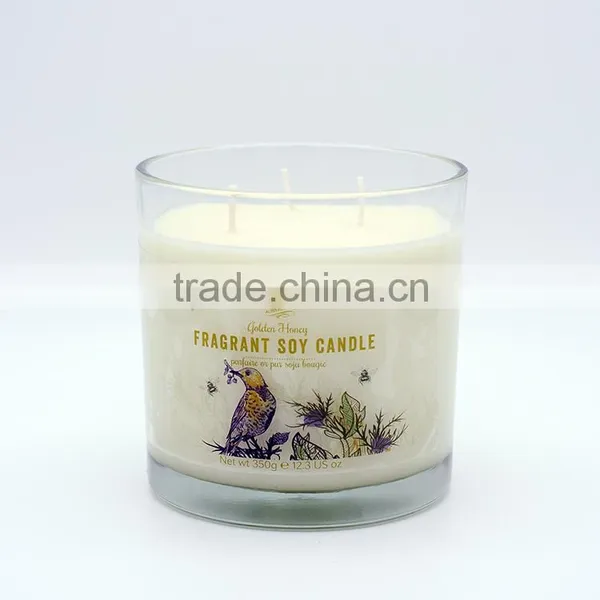 4 Wicks Scented Candle in Glass Jar With Metal Lid Supplier's Choice photo-3