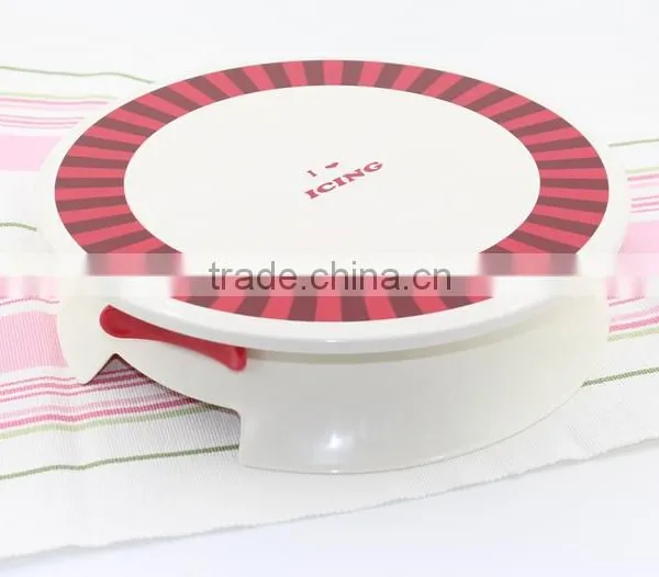 AN180 ANPHY Cake Turntable Maker PP Material Round Max 12'' Square Max 9'' PP 30.3*8.0cm Noise Free Lockable Easy Clean STOCK photo-4