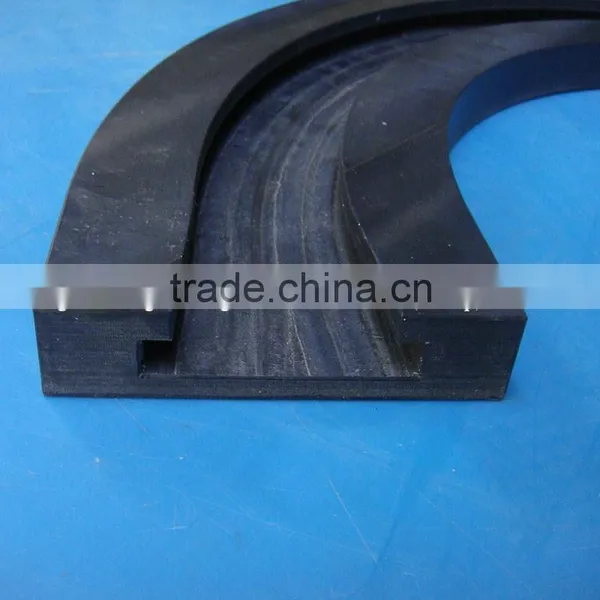 CNC Machined Plastic Uhmw-pe Polyethylene Bending Guide Rail photo-5
